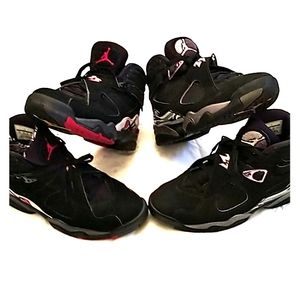 2 Pair of Retro 8 Jordans